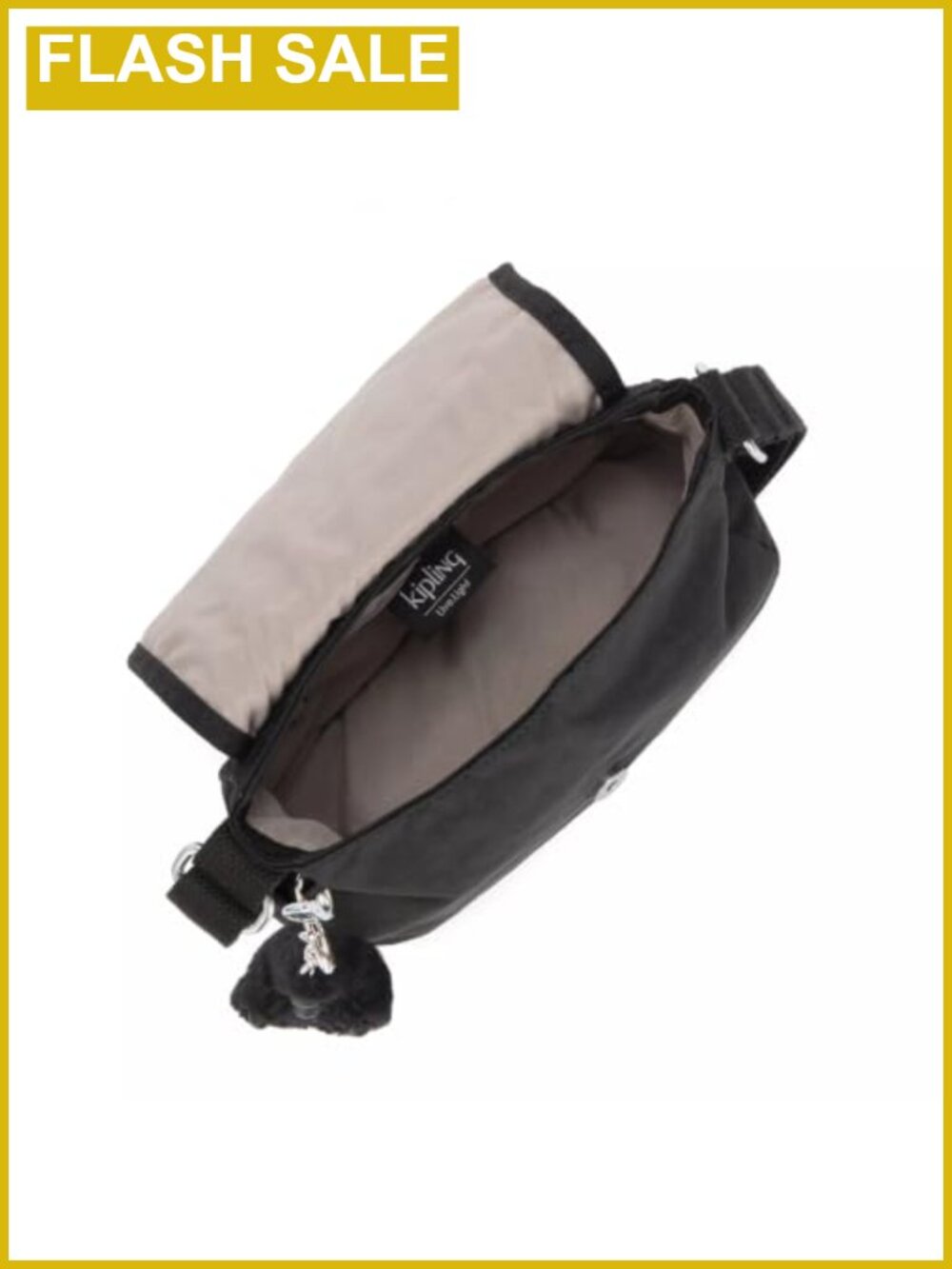 Mini Crossbody Bag Water Resistant Nylon Adjustable Strap - Picture 3 of 6